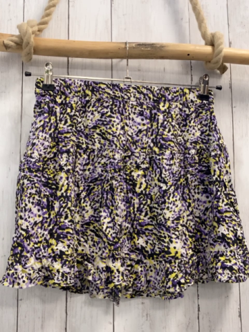 Tom Tailor  Rock Gr. 152  weiß lila gelb schwarzer Druck 