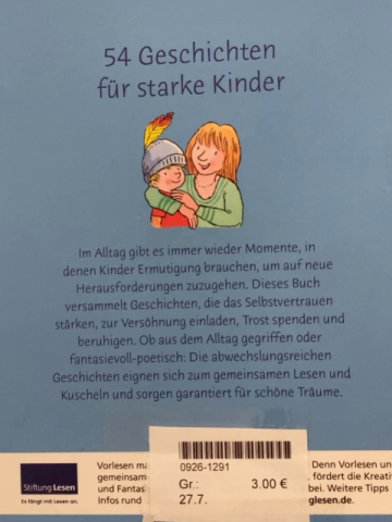   Buch Mutmachgeschichten 54 Geschichten für starke Kinder 