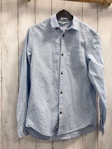 H&M  Hemd  Gr. 152  hellblau graue Pfeile 