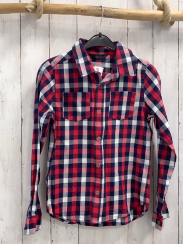   Hemd  Gr. 146  rot blau weiß kariert 