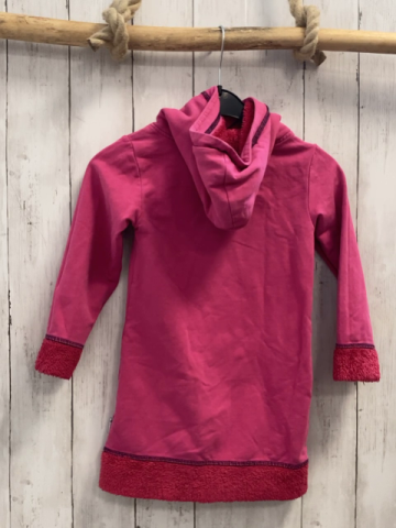 Jako-o Kleid Gr. 104  pink rotes Plüschherz + Bund