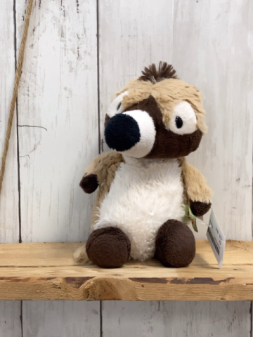 Nici  Plüschspielzeug  weiß beige braunes Erdmännchen (Höhe ca. 23cm)