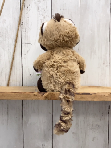 Nici  Plüschspielzeug  weiß beige braunes Erdmännchen (Höhe ca. 23cm)