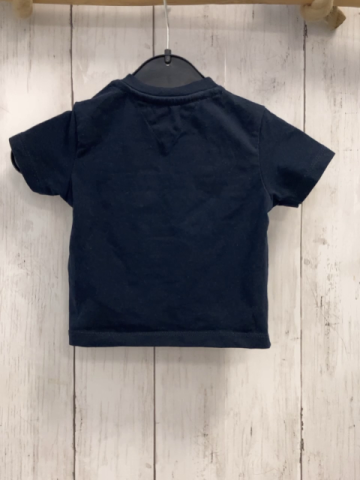 Tommy Hilfiger  T-Shirt  Gr. 62  blau bunte Schrift 