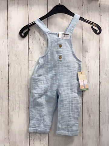 nwu  Latzhose  Gr. 62/68  hellblau Struktur 