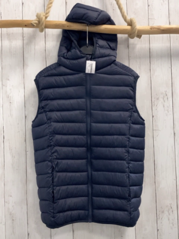 Mango Weste Gr. 164  blau gesteppt