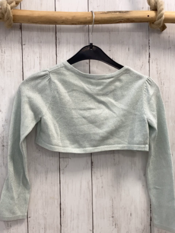 H&M Strickjacke Gr. 110  mint glitzernd