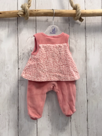 Bob der Bär  Strampler  Gr. 50  rosa mit Rock mit Muster Nicky 