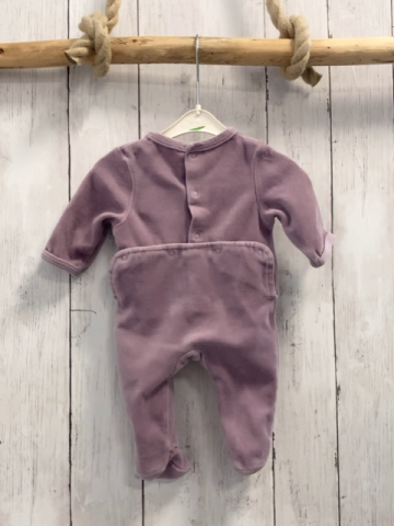 Vertbaudet  Strampler  Gr. 56  lavenel Schmetterlinge Nicky 