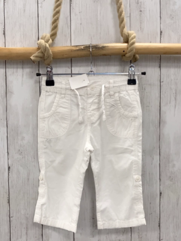 H&M  Hose  Gr. 80  weiß Gummizugbund mit Kordel