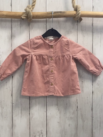 H&M Bluse Gr. 74  rosa kord