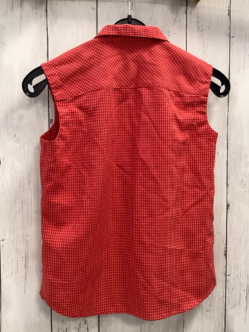 Jack Wolfskin  Sommerbluse  Gr. 140  rot grau gelb kariert 