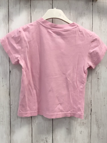Adidas  T-Shirt  Gr. 110  rosa weißes Lable weiße Schrift 