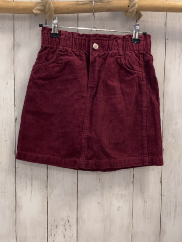 H&M  Rock Gr. 146  weinrot Kord Gummizugbund 