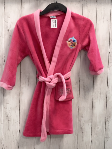   Bademante Gr. 116  pink rosa Bund Plüsch Shimmer Shine 