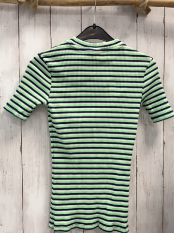 s´Oliver  T-Shirt  Gr. 152  blau hellgrün weiße Streifen Rippen 