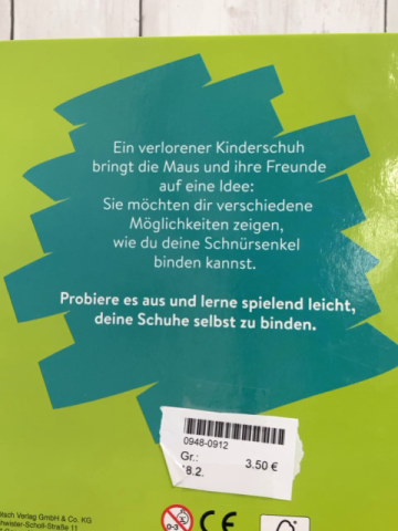   Pappbuch Das Schnürsenkelbuch 