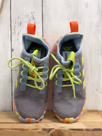 Adidas  Schuhe  Gr. 33  grau + hellblau hellgrün orange 