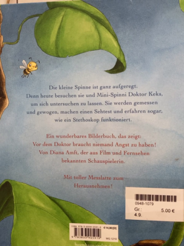  Buch Diw kleine Spinne Wiederlich Besuch beim Doktor 