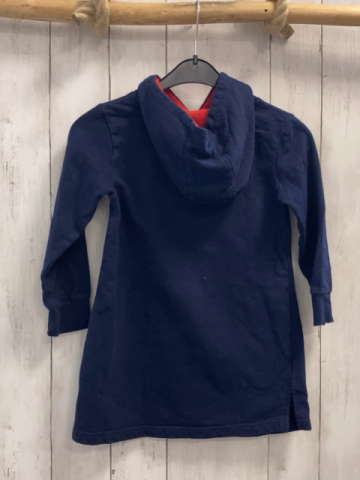Harry Potter  Pullover  Gr. 116  blau Kapuze buntes Plüschwappen Hogwarts 