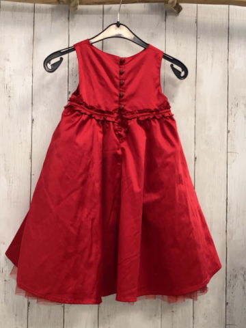 H&M Kleid Gr. 116  rot Tüllunterrock Hello Kitty