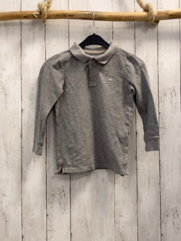 zara Pullover Gr. 122  grau kragen