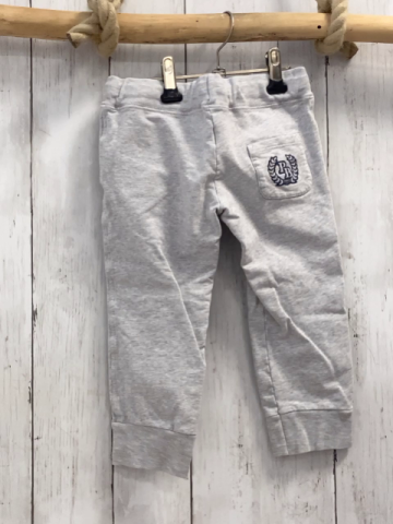Petit Bateau  Jogginghose  Gr. 92  grau mit blau weißer Kordel 