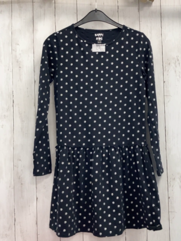   Kleid  Gr. 158  schwarz silber Glitzerpunkte 