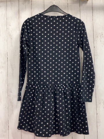   Kleid  Gr. 158  schwarz silber Glitzerpunkte 