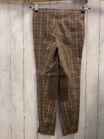neu Back to Back  Reithose  Gr. 164  braun dunkelbraun beige kariert + braun 