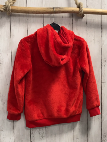 H&M  Pullover  Gr. 122/128  rot Plüsch Kapuze Spiderman 