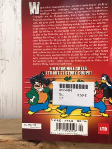  Disney LTB Die üblichen Verdächtigen 