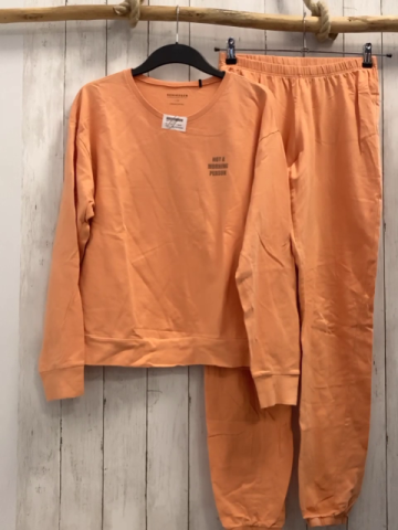 2tlg Schiesser Schlafanzug Gr. 176  hellorange 