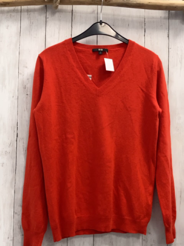 Uniqlo Pullover Gr. M rot 100% Kaschmir