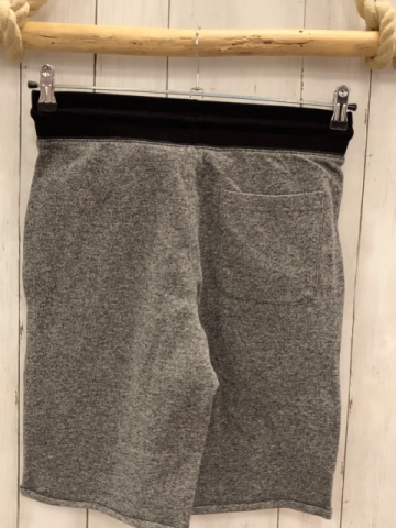 H&M  Shorts  Gr. 164  grau meliert schwarzer Bund mit Kordel dunkelgraue Schrift 
