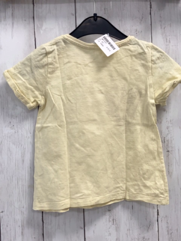 H&M  T-Shirt  Gr. 92  gelb goldene Glitzersonne 