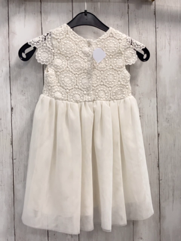 Castro  Kleid  Gr. 92  weiß Tüllrock Oberteil mit Sternenstickerei 