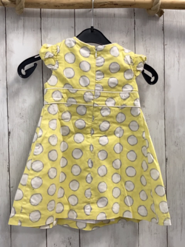 Mayoral  Kleid  Gr. 92  gelb weiß graue Kreise 