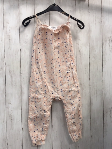   Jumpsuit  Gr. 92  weiß Blumen Rüschen