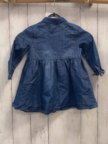 H&M  Kleid  Gr. 86  blau Jeans 