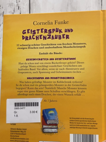   Buch Geisterspuk und Drachenzauber 