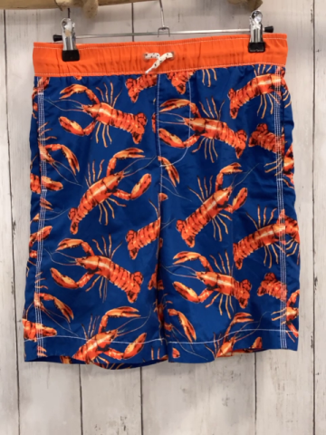 GAP Badeshorts  Gr. 128  blau orange Garnelen + Bund 
