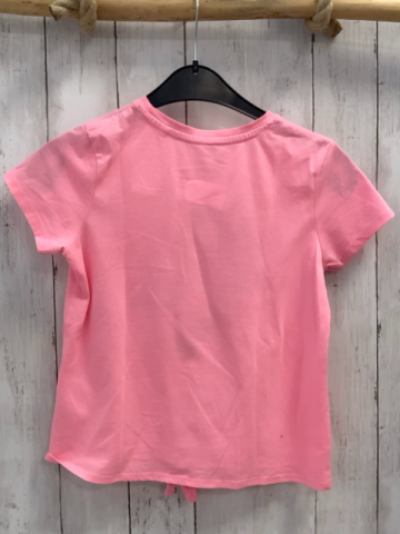   T-Shirt  Gr. 146  rosa Delfin mit Plättchen Schrift 