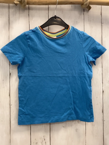 S´Oliver  T-Shirt  Gr. 116  hellblau bunter Streifenbund 