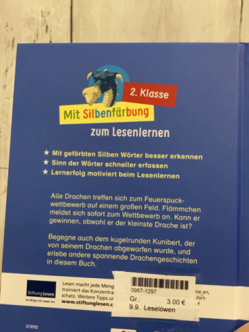 Leselöwen  Buch Drachen und Ritter 