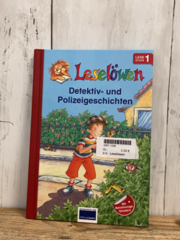 Leselöwen  Buch Detektiv- und Polizeigeschichten 