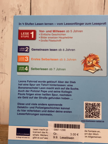 Leselöwen  Buch Detektiv- und Polizeigeschichten 