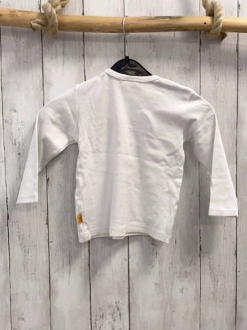 Steiff  Langarmshirt  Gr. 86  weiß 