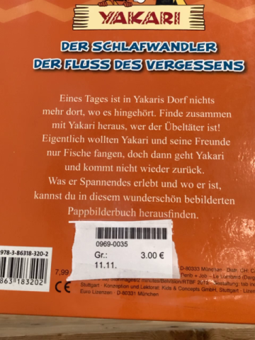   Pappbuch Yakari Mein schönstes Vorlesebuch