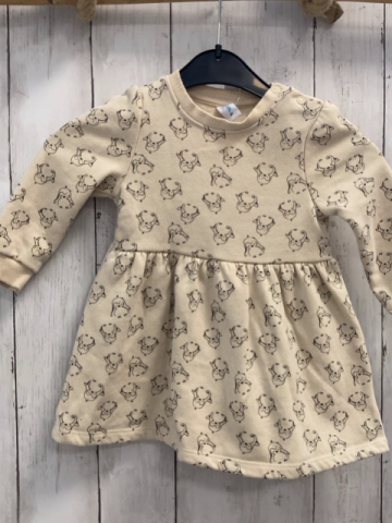   Kleid  Gr. 80  beige graue Pinguine 